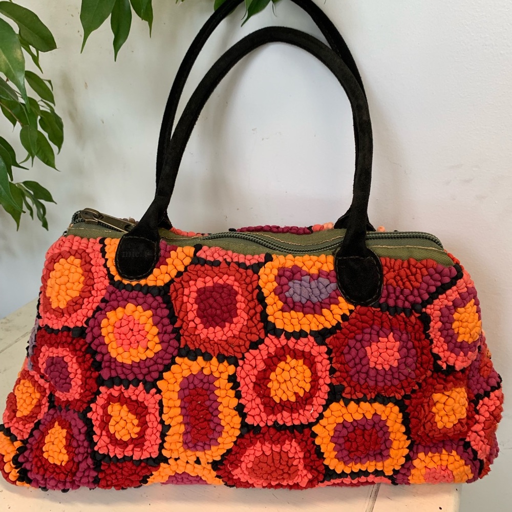 Colorful South African Mielie satchel bag purse